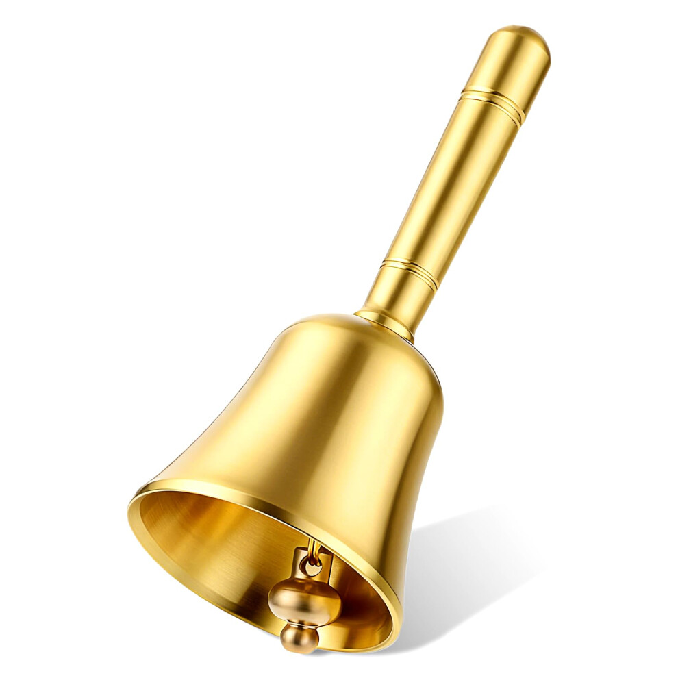 Yuanan Small Brass Hand Bell, Loud Call Bell For Wedding, Classroom, Dinner,