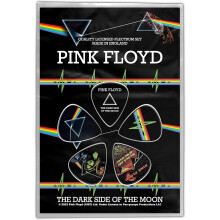 Razamataz Dark Side of the Moon Guitar Picks, Set of 5 (1mm thick, Plastic, Guitar-picks)