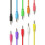 ExcelValley - 10 Pack - Mono Modular Patch Cables - TS 3.5mm 1/8" Eurorack Synthesizer [10 cm - 4"] 1