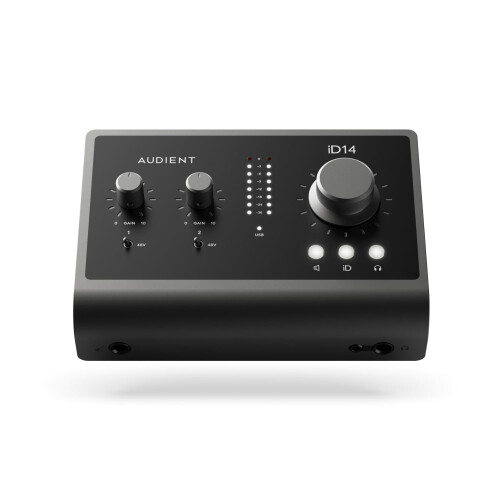 Audient Audio Interface iD14 MKII, 2 Class-A Microphone Preamps (High