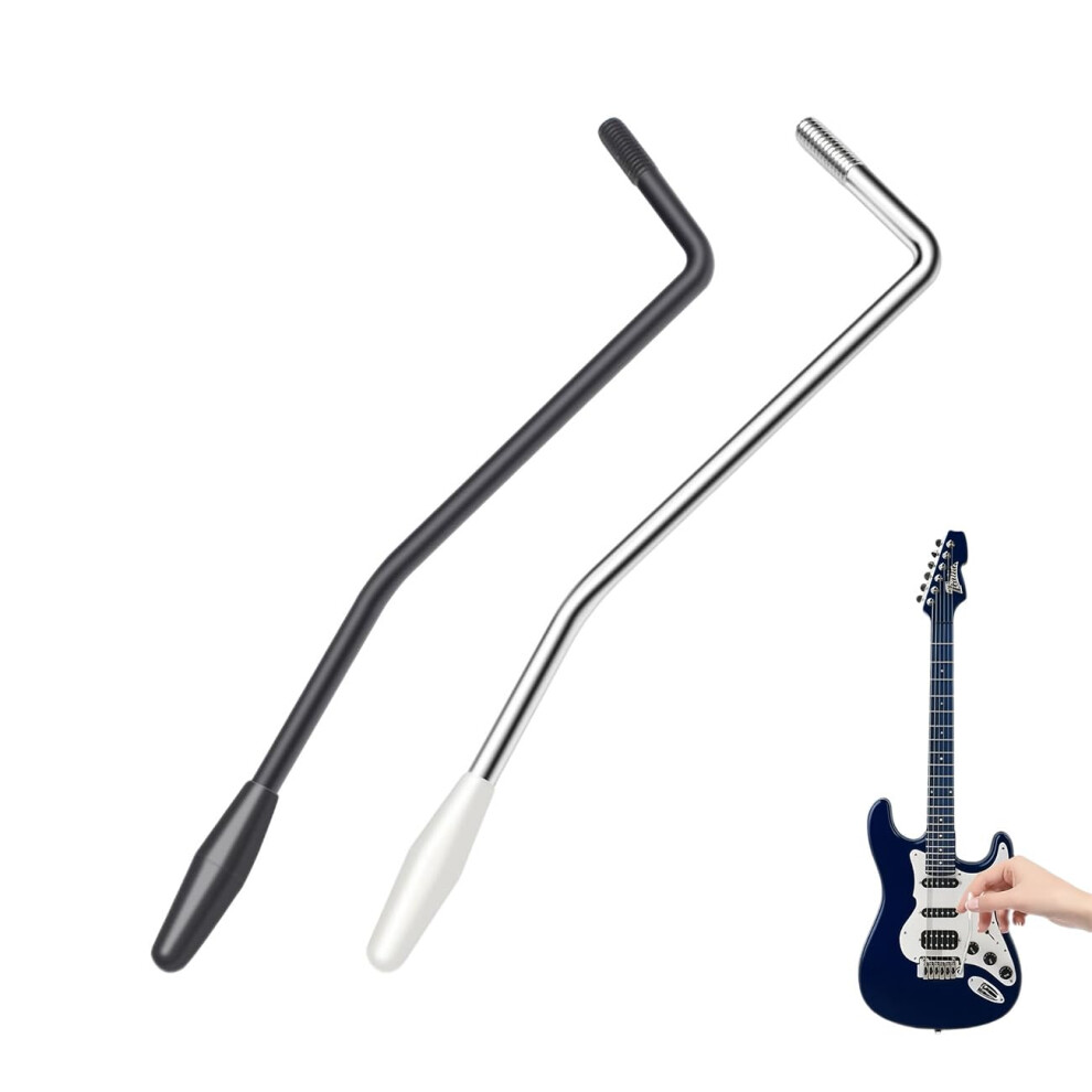 Jeegowooss 2Pcs Guitar Tremolo Arm, Whammy Bar, Thread Tremolo Arm, Trem Bar, Gui