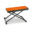 GEWA Metal Footrest (guitar rest), adjustable, compact and robust in orange 1