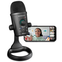 ROLAND GO:PODCAST Video Podcasting Studio for Smartphones | Easy-To-Use Livestreaming System for Podcasters, Vloggers & More | Intuitive Video App |