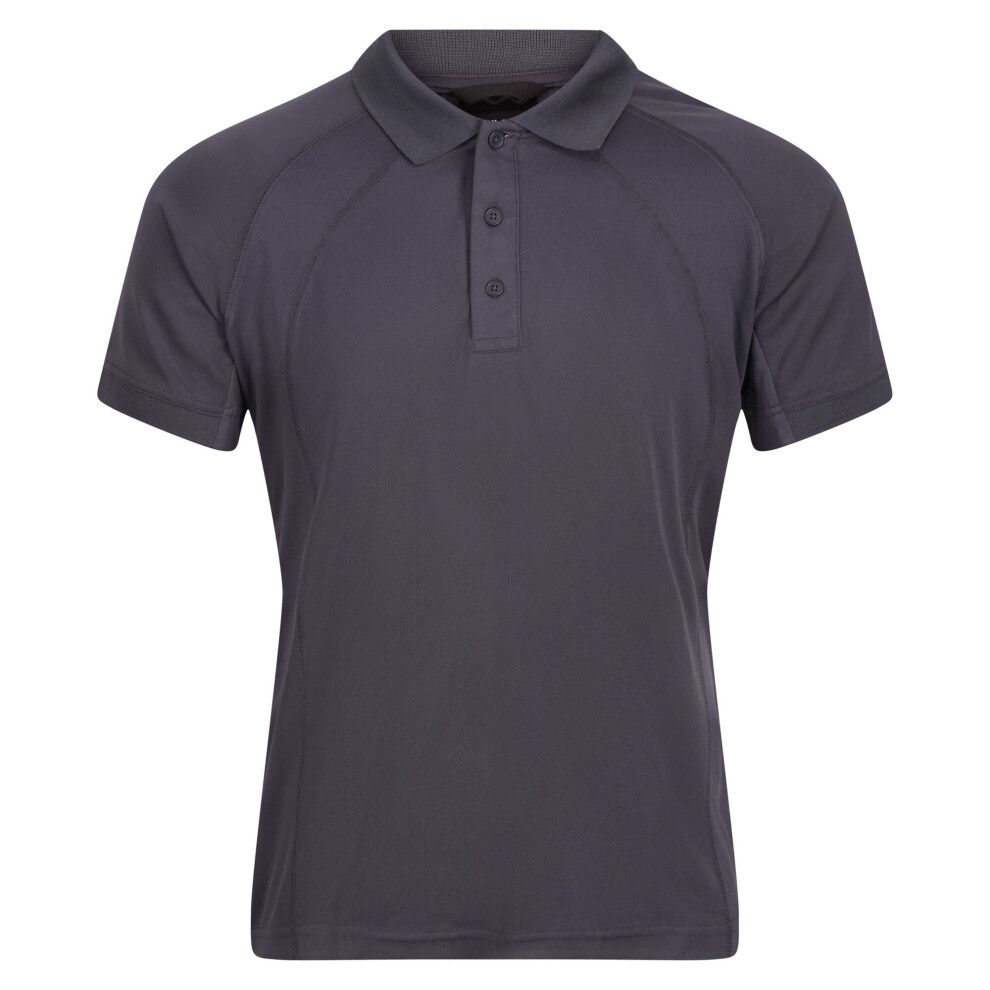 Regatta (S, Iron) Hardwear Mens Coolweave Short Sleeve Polo Shirt