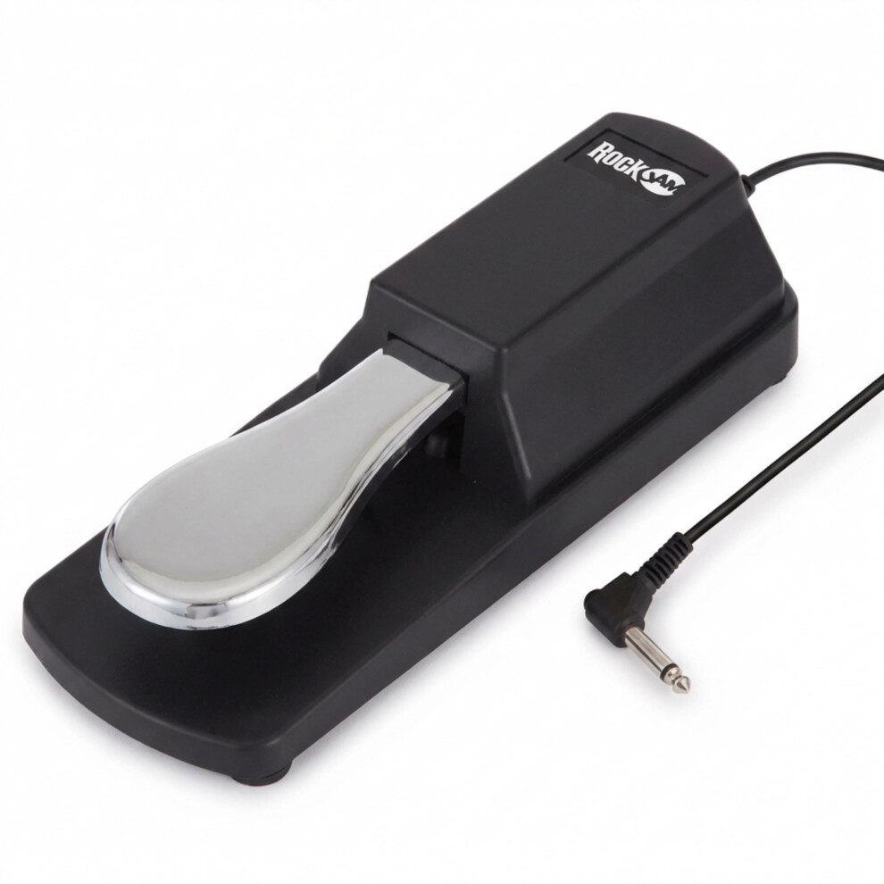 Rockjam Universal Keyboard Sustain Pedal, Digital Piano Foot Damper Pe