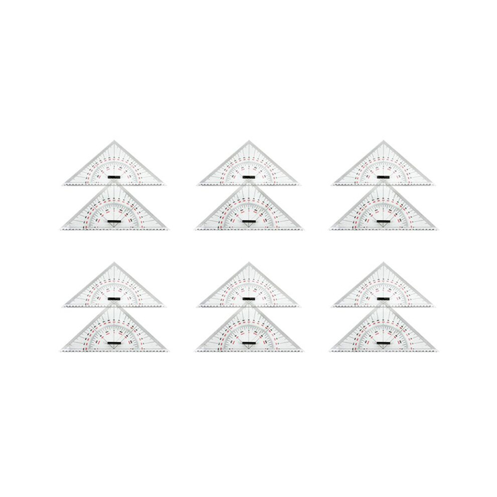 12X Chart Drawing Triangle Ruler For Ship Drawing 300Mm Large-Scale Triangle Ruler 4713105158496