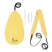 5 in 1 Clarinet Cleaning Kit Cloth All In One, Including Cleaning Long Swab Cloth, Mouthpiece Brush, Dust Brush, Mini Screwdriver Maintenance Kit For