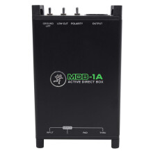 Mackie MDB-1A Active Direct Box (DI) With Low Cut, Polarity, Ground Lift, -20 dB Pad and Merge