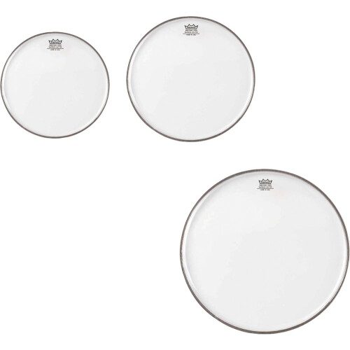 Remo PP-1420-BE Emperor Clear Tom Drumhead Pack - 10", 12" & 16"