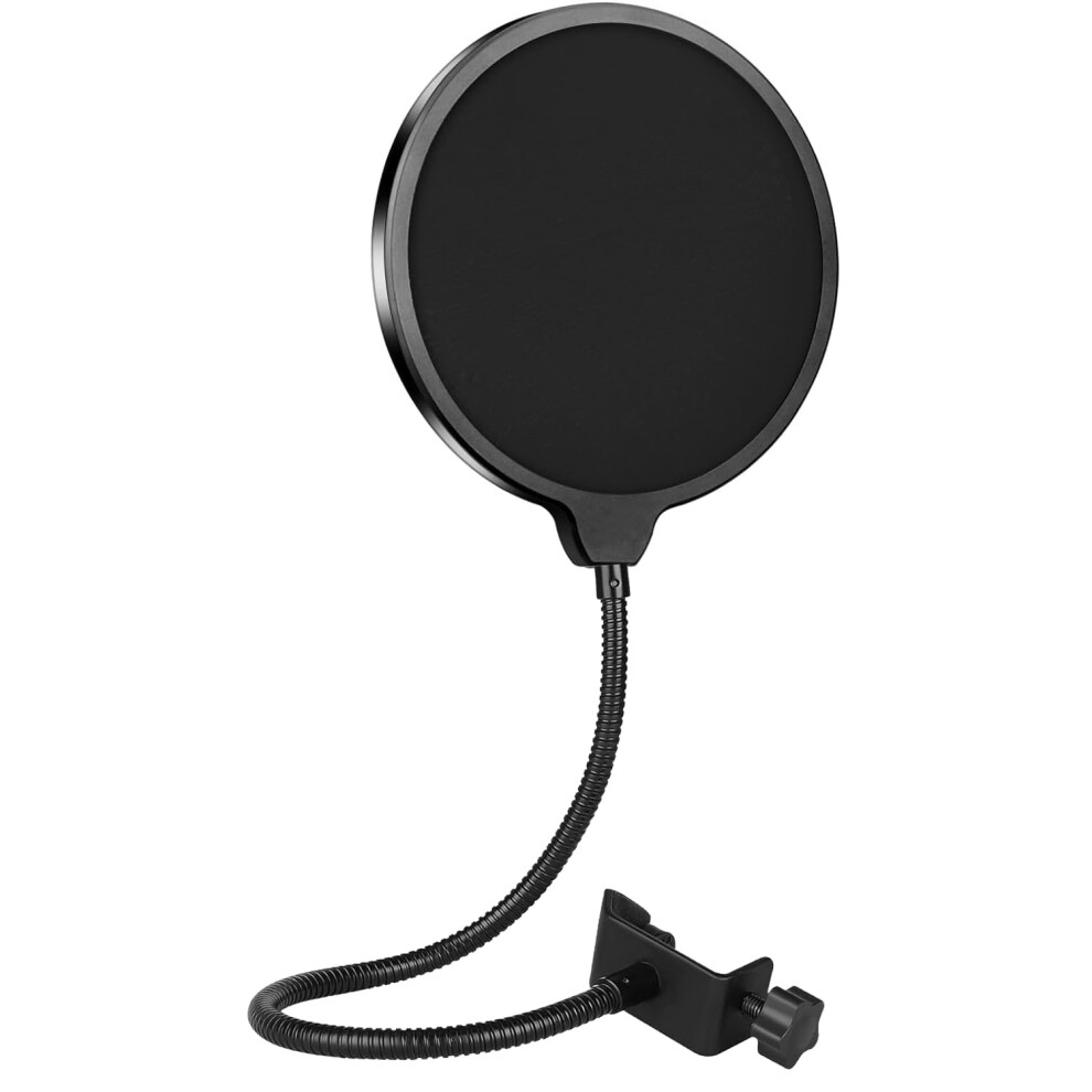 Afys Pop Filter For Microphone - Dual Layer Mic Shield For Blue Yeti,