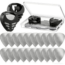 20 PCS Guitar Picks,Metal Guitar Picks,plectrums,0.3mm Thickness