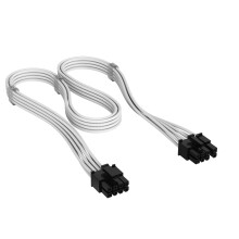 Corsair Elite Premium Type 4 Individually Sleeved PCIe 8-Pin (6+2 Split) PSU Cable – Low-Profile Cable Combs, Triple-Mesh Paracord Sleeve, Compatibl