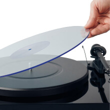 Hudson Hi-Fi Acrylic Turntable Mat - BlueLit - LP Slipmat