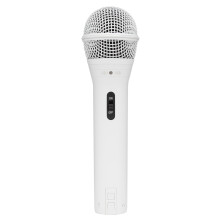SAMSON Q2u USB and XLR Dynamic Microphone Recording and Podcasting (White)