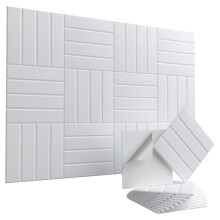 Vieshful 20 Pack Self-Adhesive Acoustic Panels – 12"x12"x0.4" Soundproof Wall Panels, High-Density Sound Proof Panels, Felt Acoustic Wall Panels for