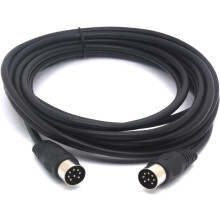Tomost MIDI Cable 8 Pin Din Speaker Extension male to male Converter Lead for Bang and Olufsen B&O PowerLink BeoLab (5 meter)