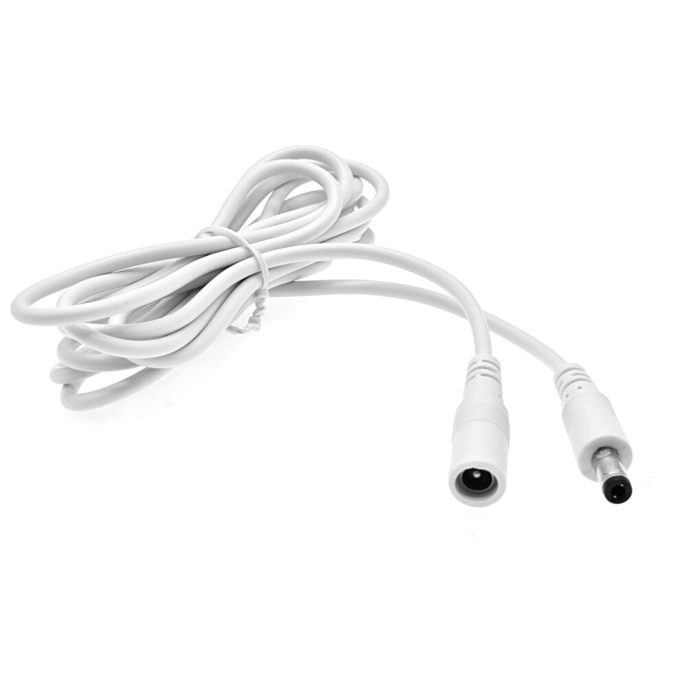 Jzk 2M 5.5X2.1mm 12V Dc Power Extension Cable Lead, 5.5Mm X 2.1Mm Male
