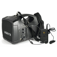 Vonyx 178.870 ST-012 Personal PA Wireless System | Handheld Portable PA System, Battery Powered PA System, Wireless Handheld System, Compact & Lightw