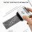 Miseyo Identity Theft Protection Roller Stamp Set - White (6 Refill Ink Incleded) 4