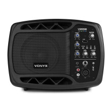 VONYX V205B Compact Personal Active Monitor - Bluetooth Speaker with Mount for Stage Monitors, Foldback Monitor, Compact PA System