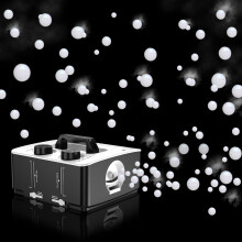 Fog Machine, 400W Fog Bubble Machine, No Spill Design Smoke Bubble Machine, Fog Filled Bubble Machine,Bubble Fog Combo for Halloween Christmas Indoor