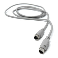 DRUT 2m 8-Pin Mini DIN Male to Male Crossover Cable – Audio Instrument Equipment Lead for PC, MIDI, AV, Control Interfaces