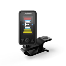 D'Addario Rechargeable Cello Tuner & Bass Tuner - Eclipse Headstock Tuner - Clip On Tuner for Cello or Bass - Full Color, Vertical Display with Swive