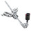 TAMA MCA63EN Cymbal Attachment Mini Boom and Clamp, chrome, medium 1