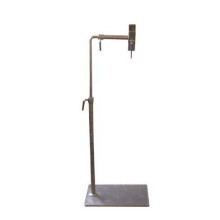 Floor stand – silver grey with side clamp / Lowery floor stand