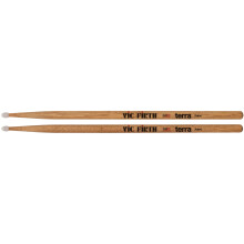 Vic Firth - American Classic Terra Series Drumsticks 7ATN - American Hickory - Nylon Tip - 4 Pair Pack