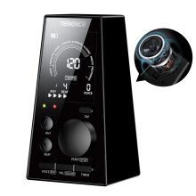 TERENCE Digital Metronome for Guitar Piano Bass Drum Violin Electronic Metronome With LCD Display Adjustable Volume Beat Timer Function Rechargeable