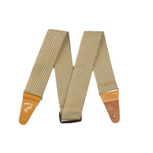 Fender Vintage Tweed Guitar Strap, Adjustable 44-49.5 Inch, Classic Yellow Tweed