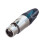 Neutrik | 3-pole XLR Line Socket | NC3FXX,Silver, Black 1