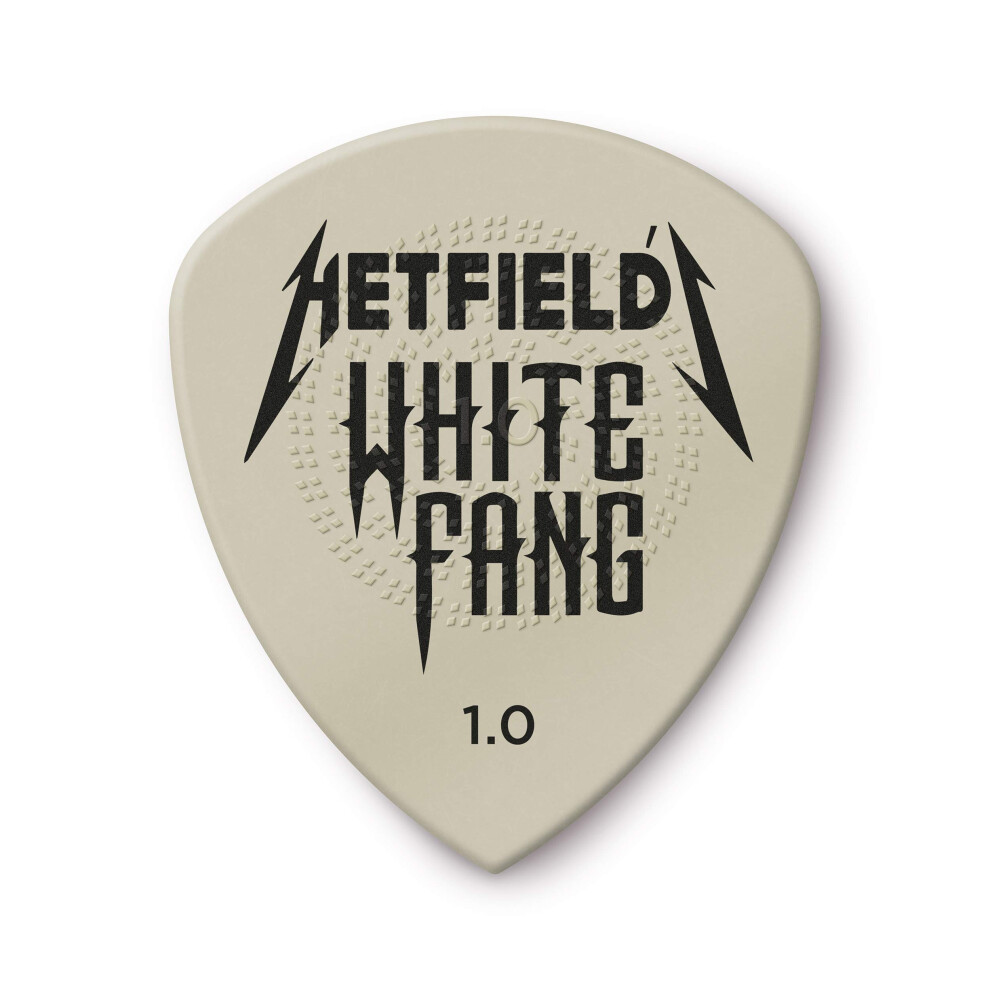 Jim Dunlop Dunlop Picks Ph122p1.0 - Hetfield White Fang Flow 1.00Mm - Players Pac