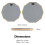 Donner 12 Inches Drum Practice Pad, 2-Sided Silent Rubber Practice Pad with Drum Sticks, Gray 6