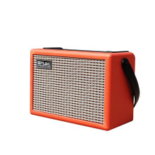 Coolmusic 15G Portable Bluetooth Amp, 2-in-1 Guitar Amp, Suitable for Electric & Acoustic Guitars, Includes Gain & Reverb Knobs