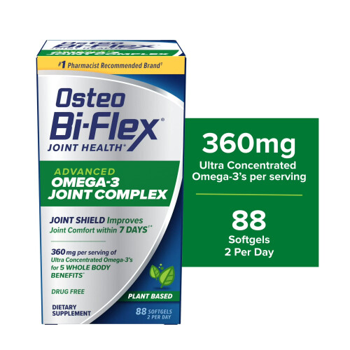 Osteo Bi-Flex Joint Health Advanced Omega-3 Joint Complex, 88 Softgels