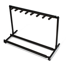 LALAHO 3/5/7/9 Multiple Guitars Stand Foldable Guitar Stand Musical Instruments Display Rack for Studio or Home (7 Holder)