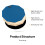 Donner 8 Inches Drum Practice Pad, 2-Sided Silent Rubber Practice Pad with Drum Sticks, Blue 2