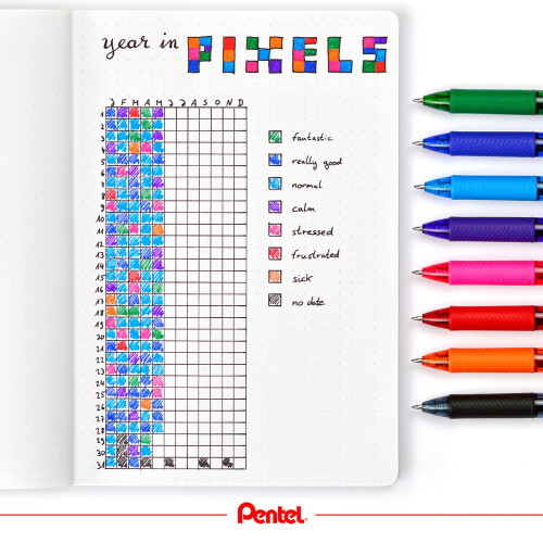 Pentel Pentel EnerGel X Rollerball - Black/Blue 2