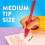 Paper Mate Paper Mate InkJoy 100RT Retractable Ballpoint Pens | Medium Point (1.0mm) | Red 6