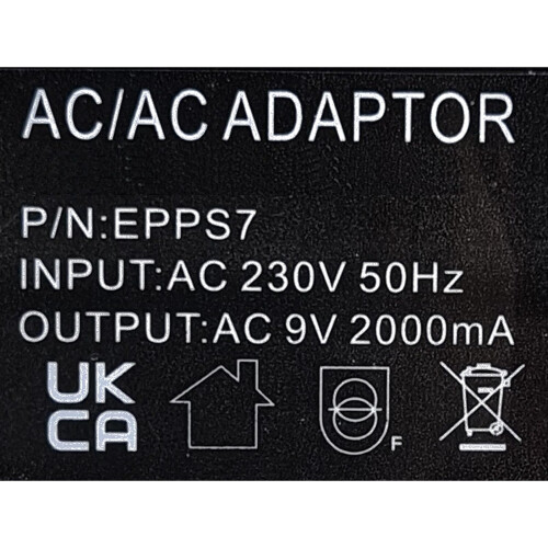 Power Supply Replacement for Digitech Vocal 300 Adapter 9V 2