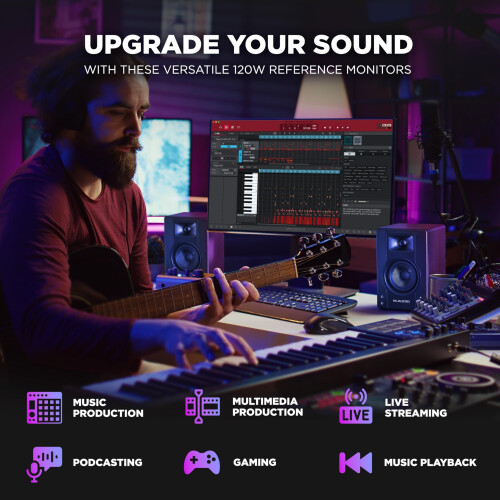 M-AUDIO BX3 3.5" Wired Studio Monitors Pair 1