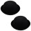 2Piece Melon Bowler Hat Hat Bowler Hat Bowler Hat  Hat Chaplin Hat Riding Hat (Black) 1