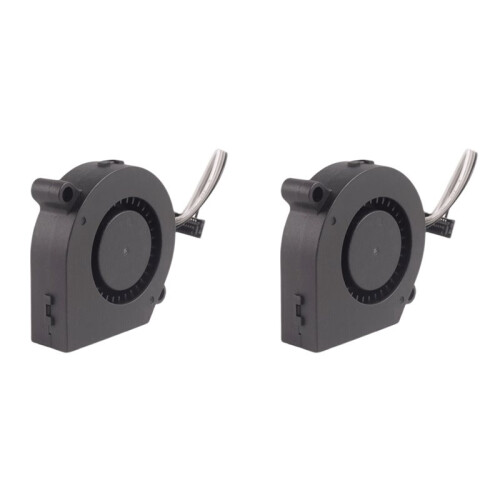 2X Cooling Fan for  P1 P1S Front Shell Component Cooling Drum Fan Model Double  Bearing High Speed 5015