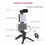 Smartphone Vlogging Kit with Tripod Phone Holder Microphone LED Fill Light  for Live Stream 8
