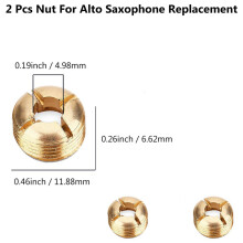 119Pcs Alto Sax Saxophone Repair Screws Springs Kit with 50cm Alto Saxophone Cleaning Cleaner Brush Sax Parts Tool