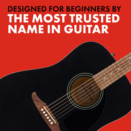 Fender Fender California Debut Redondo Dreadnought Acoustic, Perfect Beginner 2