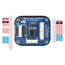 Module D'Affichage LCD 1,83 Pouce avec Écran Tactile, Résolution 240 X 280, IPS, SPI et I2C pour /pour Raspberry Pi/ESP32/