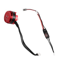 2204 2500kv PH3.0 Brushless Motor Brushless Outrunner Motor for RC Axial SCX24 TRX4M 1/18 1/24 Crawler Car with 30A ESC